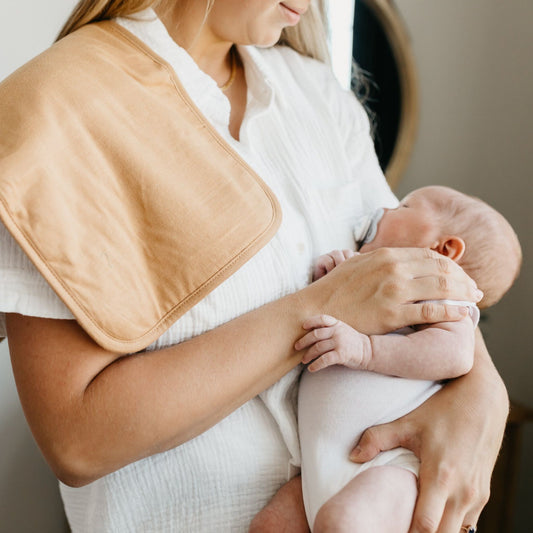 3 Pack Premium Burp Cloths - Dune