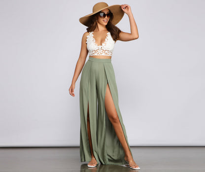 High Waist Tulip Pants
