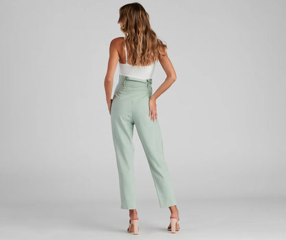 She's So Chic Tie-Waist Jumpsuit