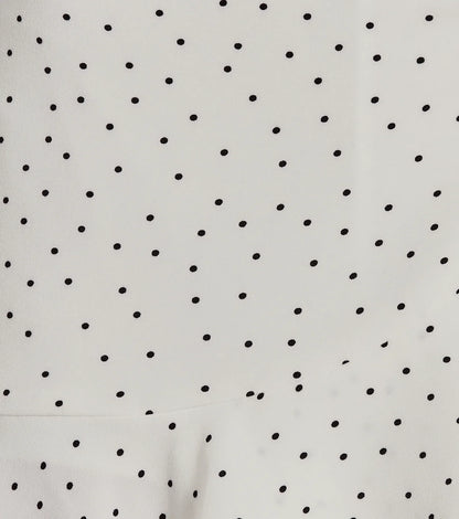 Darling Pose High-Rise Polka Dot Mini Skort