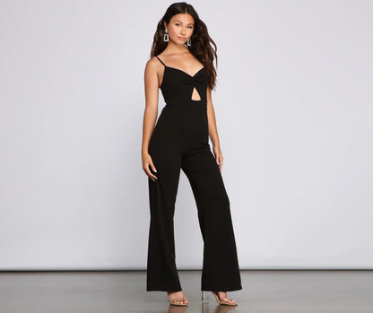 Key To Style Cutout Jumpsuit