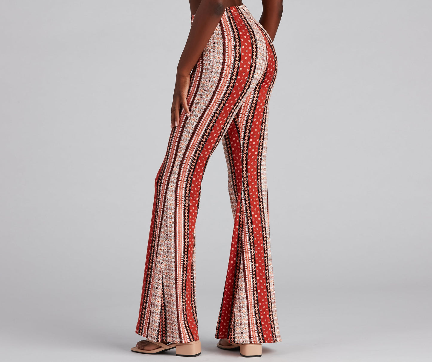 Stylish Tribe High-Rise Flare Pants