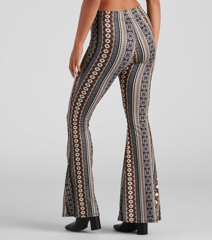 Wander Spirit Lace-Up Flare Pants