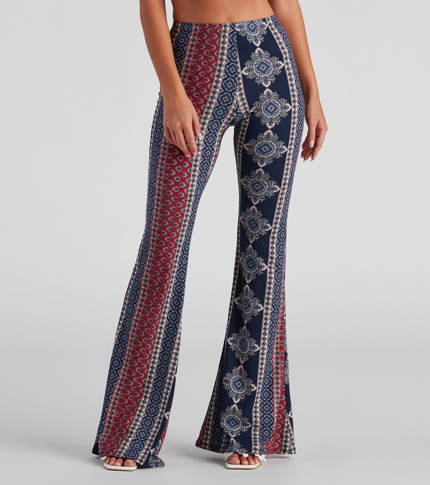 Boho Flare High Rise Pants