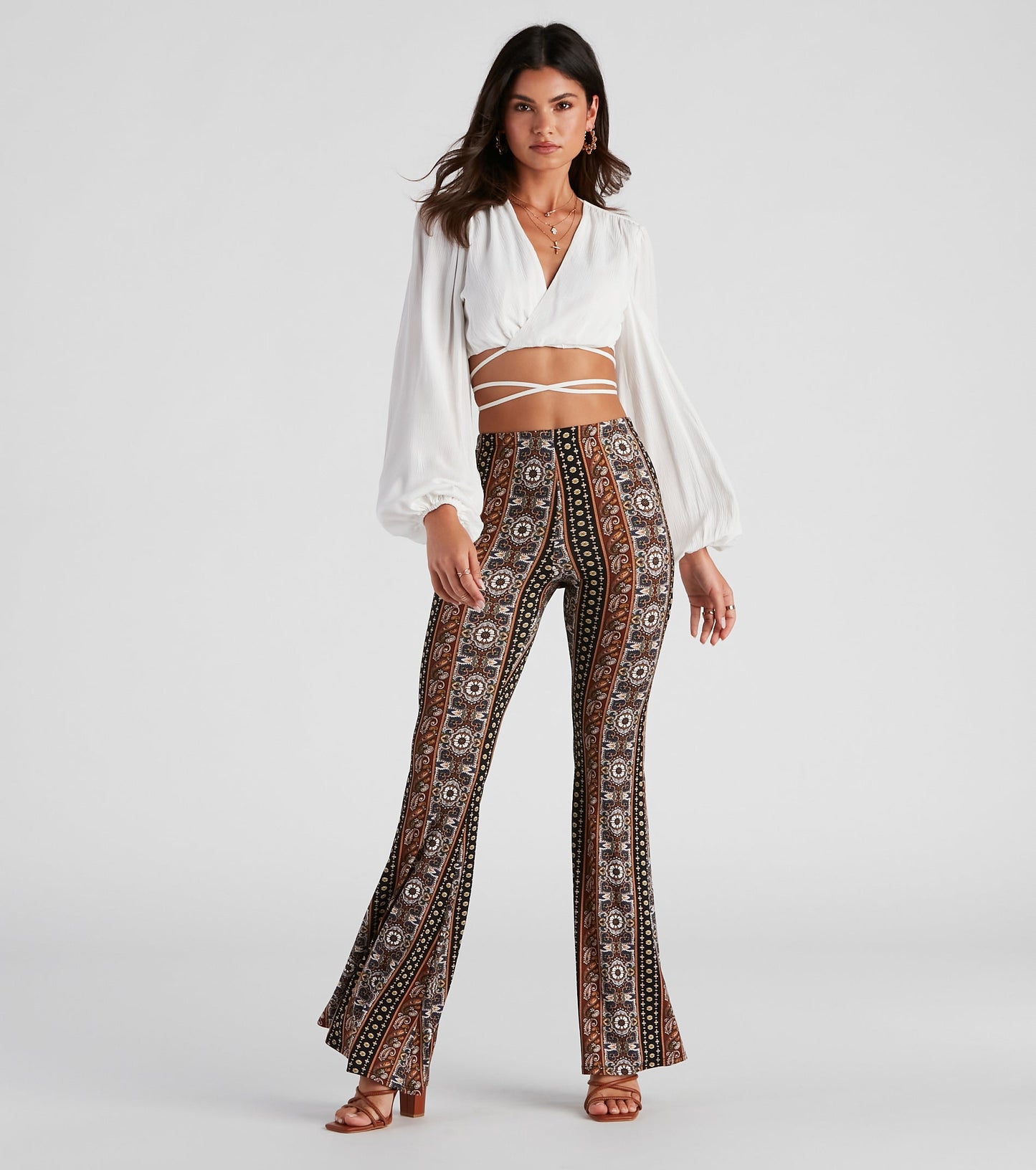 Sun Dance Paisley Flare Pants
