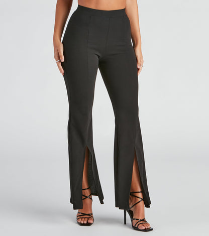 Stay Trendy Split Hem Pants