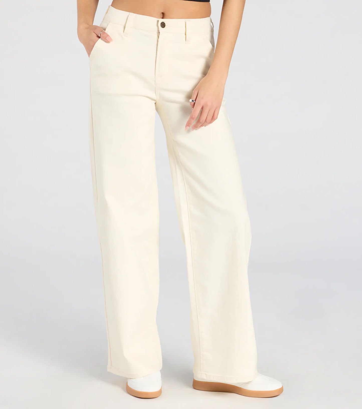 Perfect Day High-Rise Straight Leg Denim Jeans