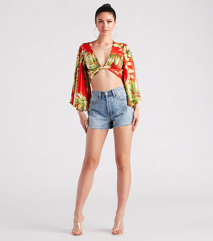 Weekend Mood High-Rise Denim Mom Shorts