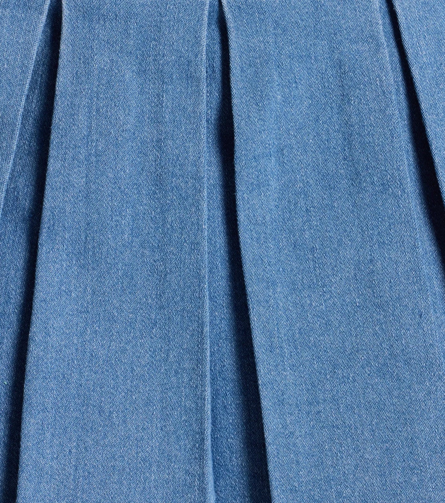 Casual Darling High-Rise Belted Pleated Denim Skort