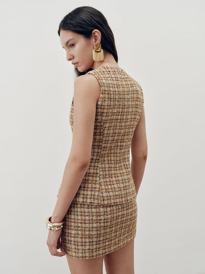 Tweed Mini Skirt
