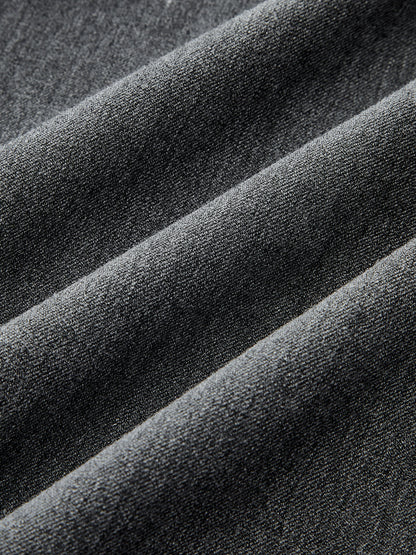 Metal Detail Wide-Leg Pants