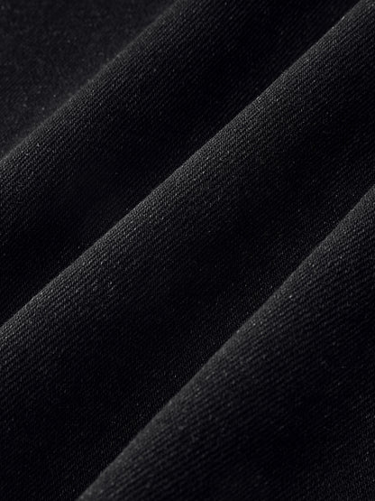 Metal Button-Detail Wide-Leg Jeans