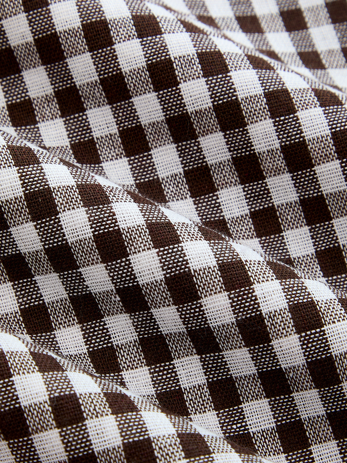 Drawstring Plaid Loose Balloon Pants
