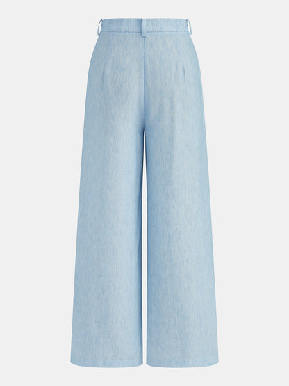 Ring Detail Tie-Waist Top & Pants Set