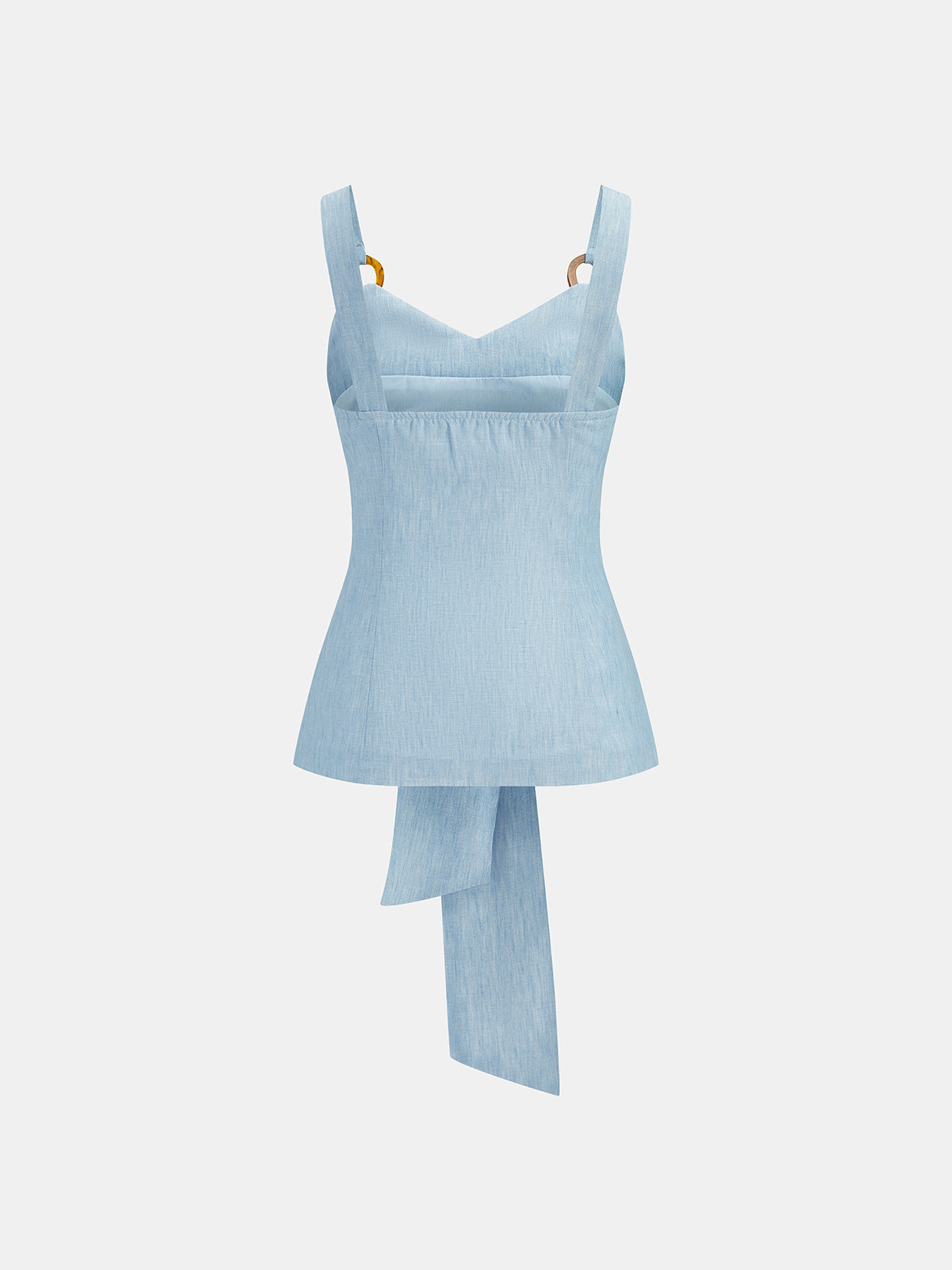 Ring Detail Tie-Waist Top & Pants Set