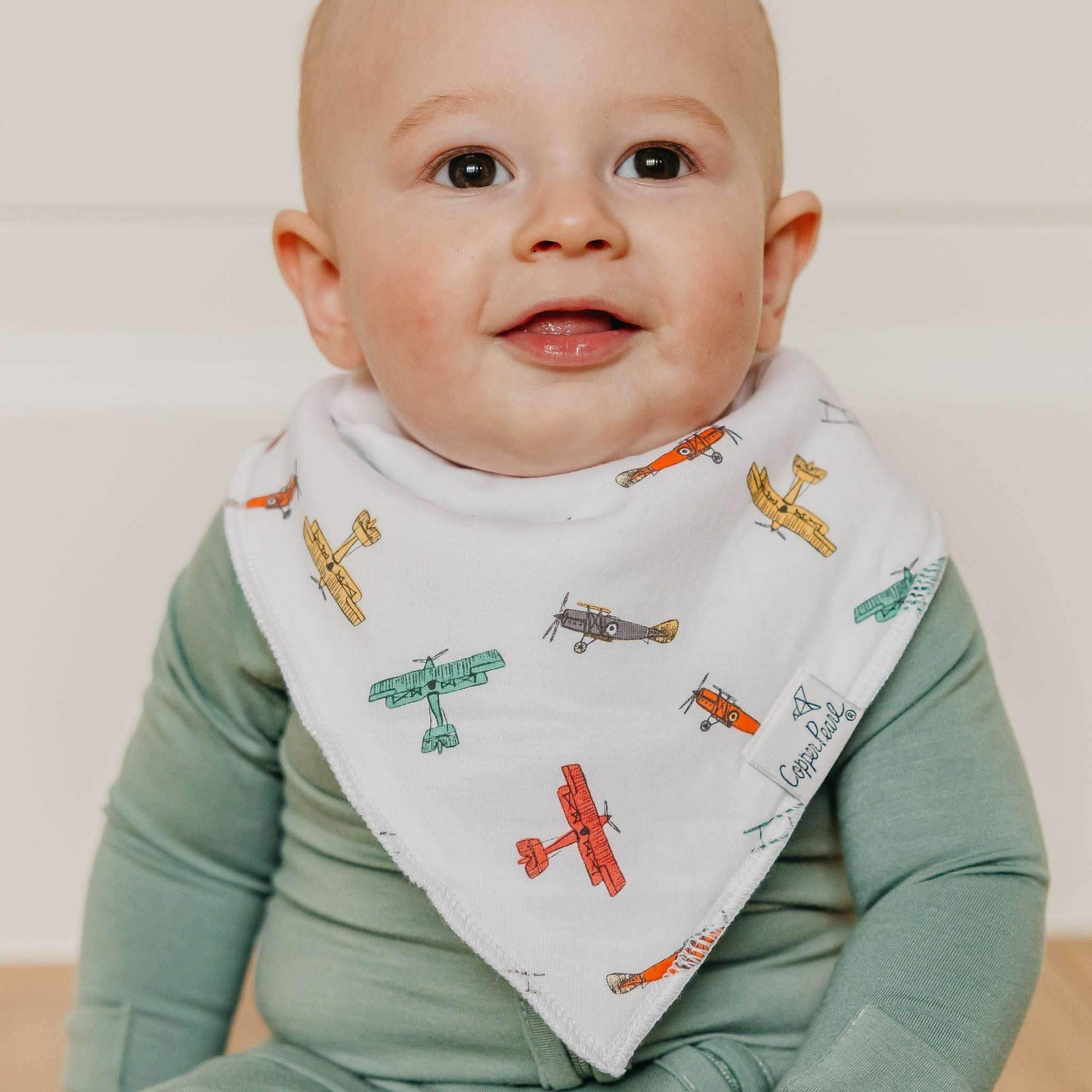4 Pack Baby Bandana Bibs - Ace