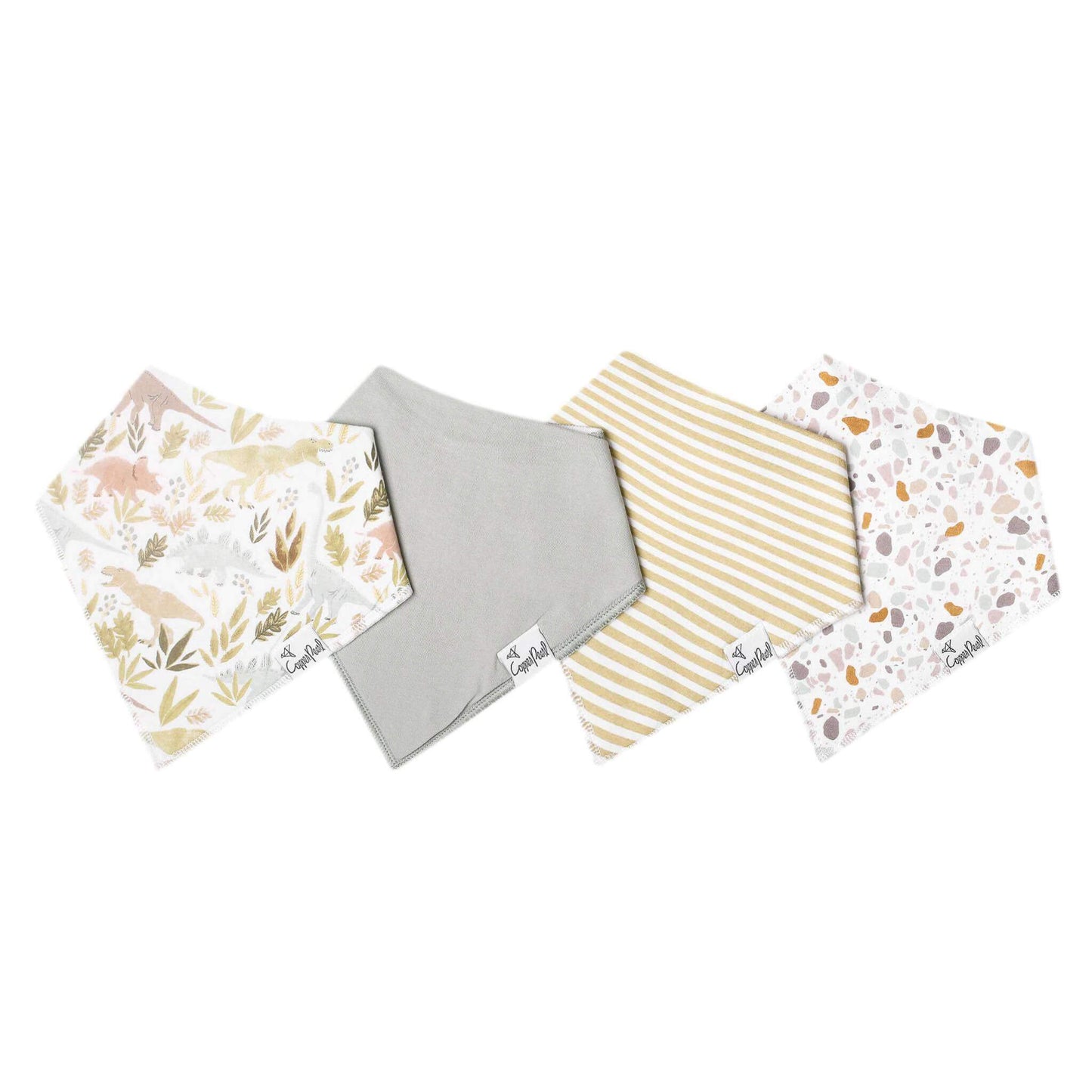 4 Pack Baby Bandana Bibs - Rex