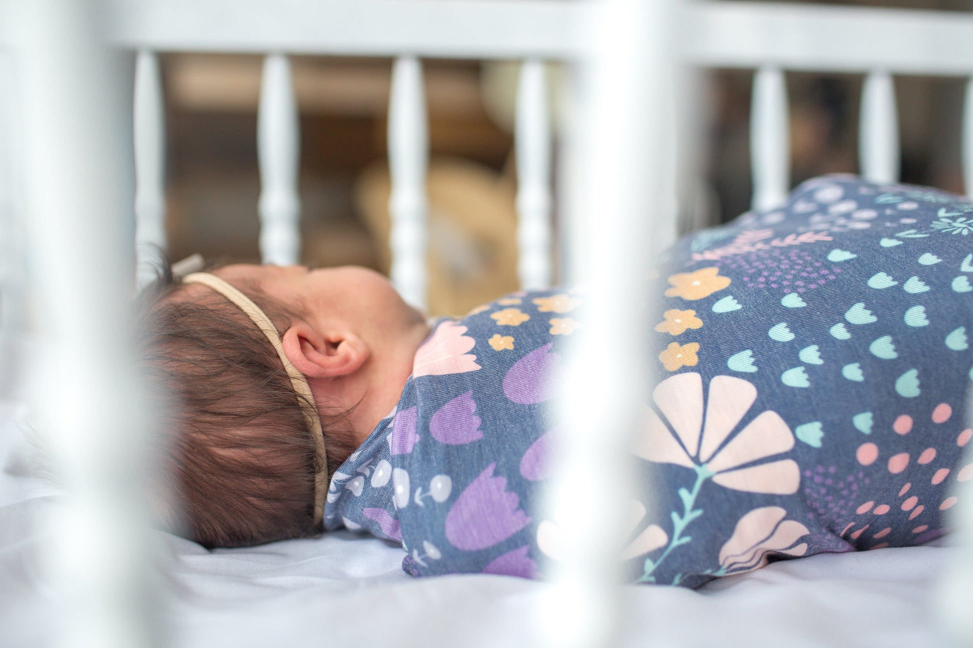 Knit Swaddle Blanket - Meadow