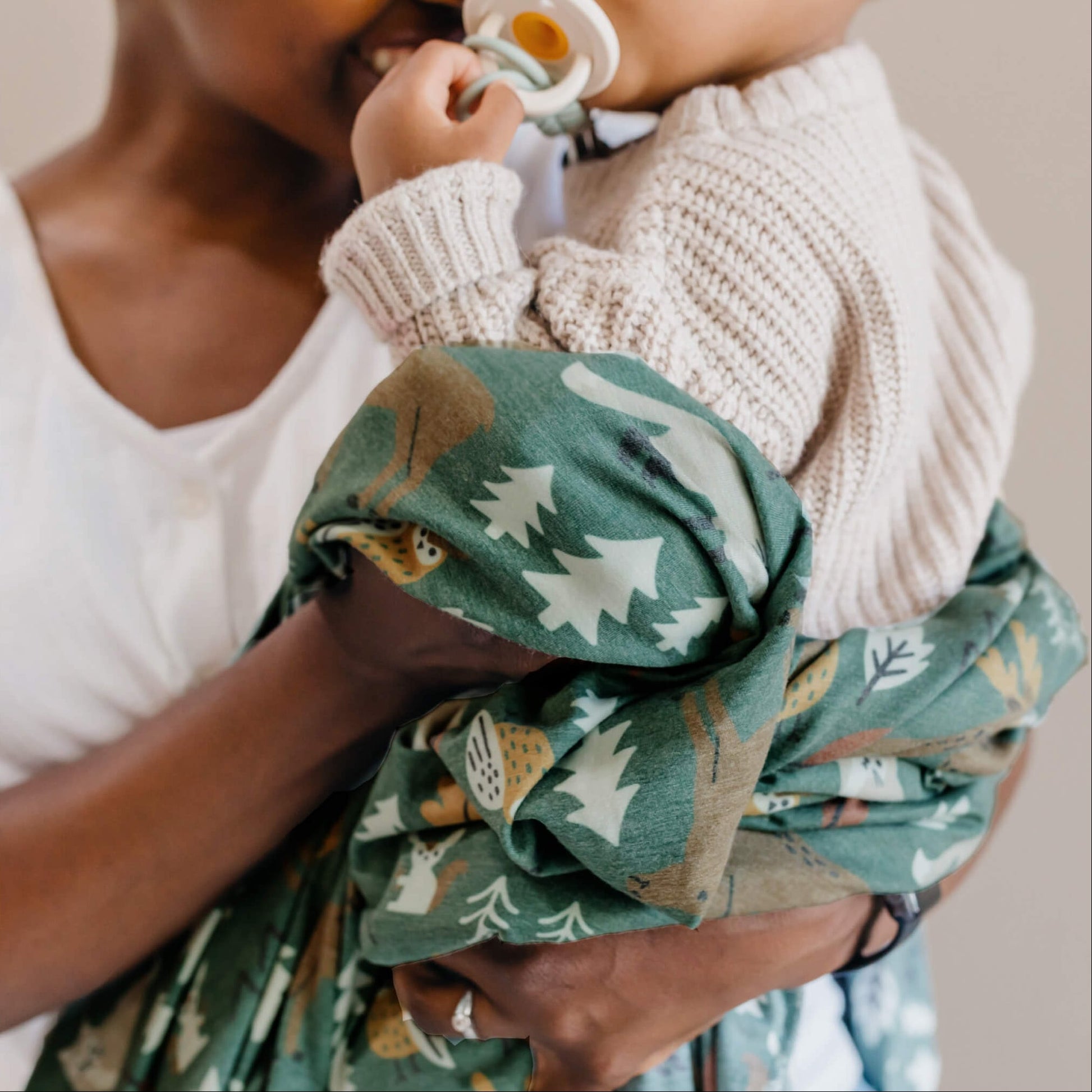 Knit Swaddle Blanket - Atwood