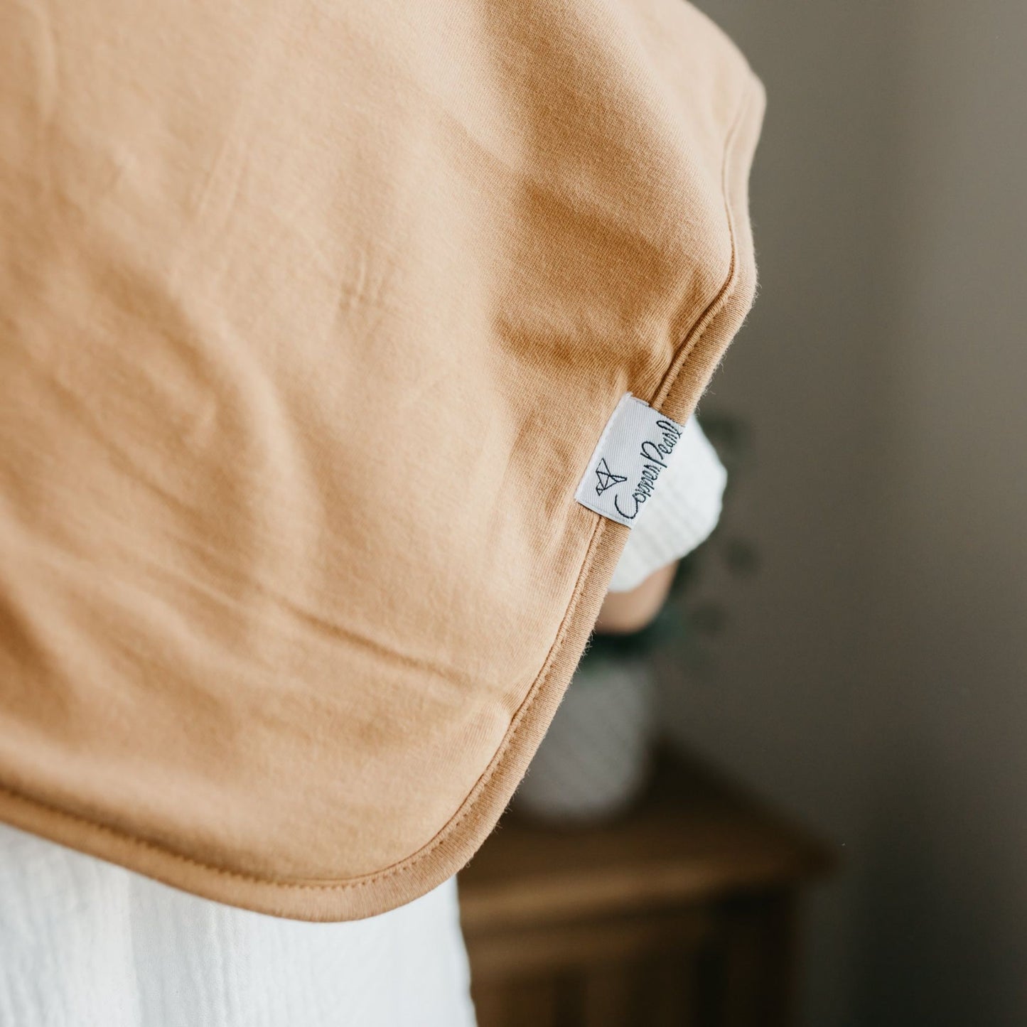 3 Pack Premium Burp Cloths - Dune