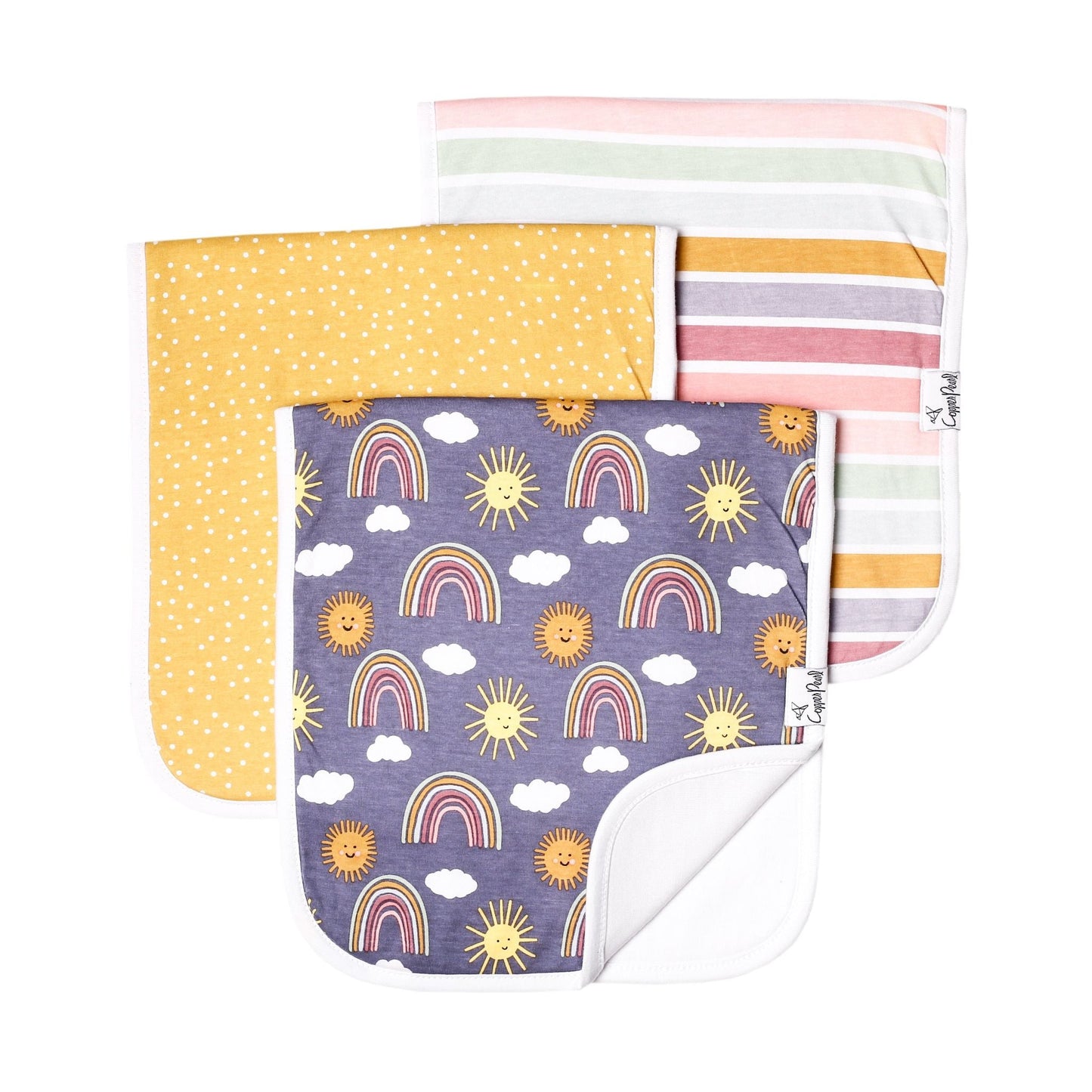 3 Pack Premium Burp Cloths - Hope
